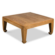 Brown Classic Chinese Square Coffee Table