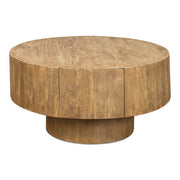 Old Barnwood Round Coffee Table