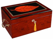 Quality Importers Deauville Desktop Humidor - 100 Cigar ct - Crown Humidors