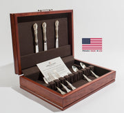 TRADITIONS Flatware Chest; Rich Mahogany finish by American Chest - Crown Humidors