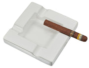 Visol Renner White Ceramic Cigar Ashtray - Crown Humidors