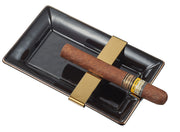 Visol Owen Black Ceramic Cigar Tray - Crown Humidors