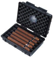 Visol Wendell Hard Plastic Travel Cigar Humidor - 5 Cigars - Crown Humidors