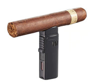 Visol Denali Triple Torch Cigar Lighter - Black - Crown Humidors
