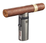 Visol Denali Triple Torch Cigar Lighter - Gun Metal - Crown Humidors