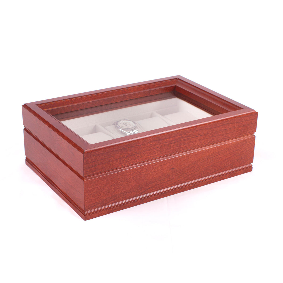 Commander TEN Watch Storage Chest by American Chest Grand Humidors