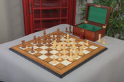 The Bedford Series Chess Set, Box, & Board Combination - Crown Humidors