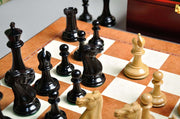 The Leuchars Series Chess Set, Box, & Board Combination - Crown Humidors
