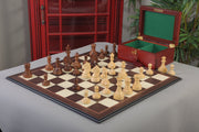The Mechanics Institute Chess Set, Box, & Board Combination - Crown Humidors