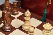 The 6" Classic Series Chess set, Box, & Board Combination - Crown Humidors