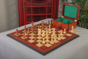 The Leningrad Series Chess Set, Box, & Board Combination - Crown Humidors