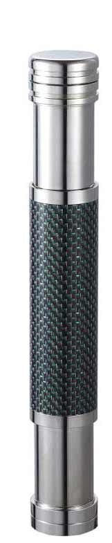 Visol Kinetic III Titanium and Carbon Fiber Adjustable Cigar Tube - Crown Humidors