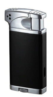 Visol Coppia All-in-one Cigar, Cigarette, and Pipe Lighter - Black Matte - Crown Humidors