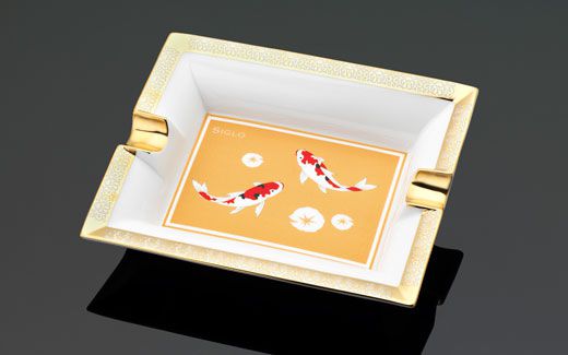 Siglo Koi Fish ashtray