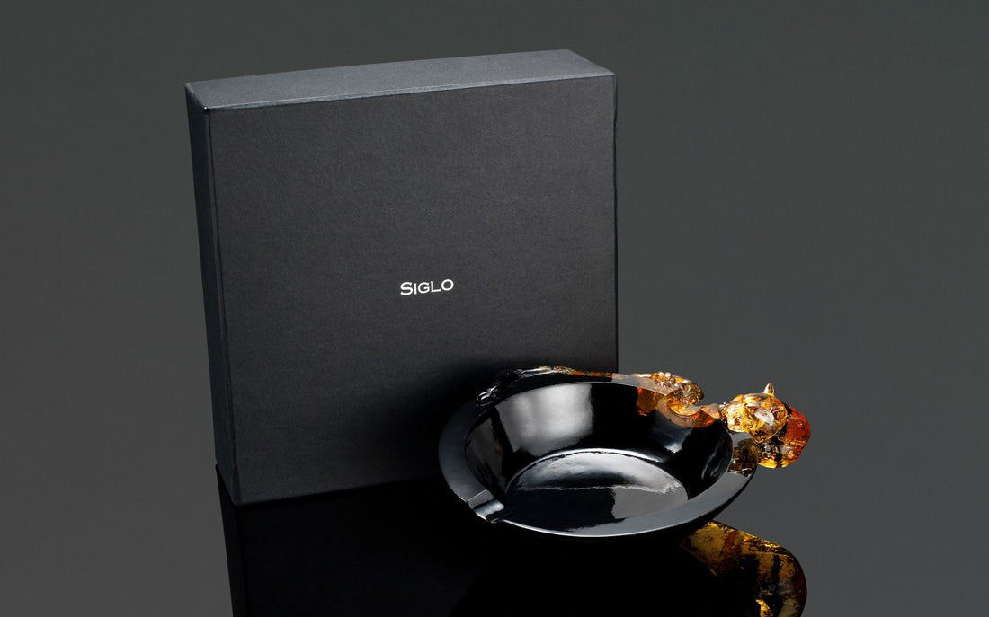 Siglo Leopard ashtray