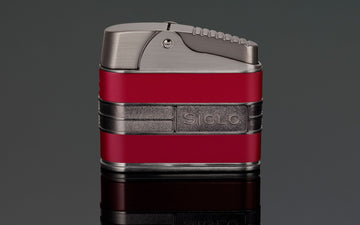 Siglo Mega Streamliner Lighter - Gun w/Red