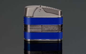 Siglo Mega Streamliner Lighter - Gun w/Blue