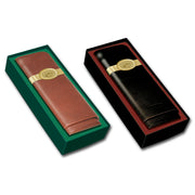 Craftsman's Bench 3 Cigar Leather Case