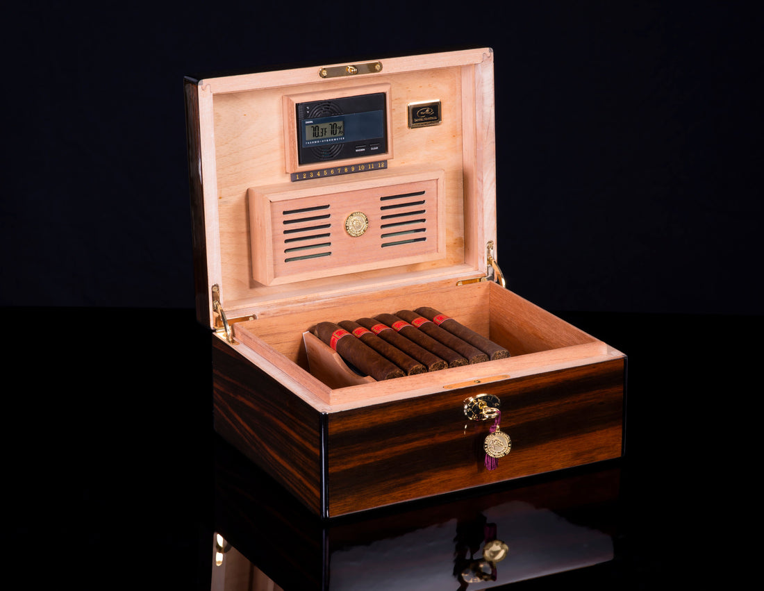 Daniel Marshall Signature Humidor - MACASSAR - 100 Cigar ct