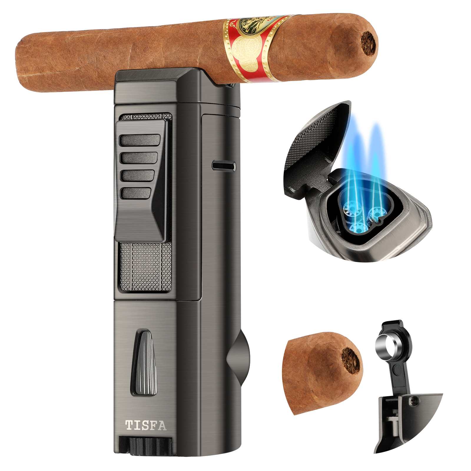 best butane cigarette lighter List of the cigar lighters style rocker switch XIFEI TISFA Cigar Lighter Triple