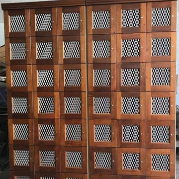 Elegante 42 Wire Mesh Cigar Lockers For Walk In Humidors 42Mesh