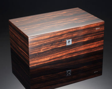 Siglo Classic Series - 75 Sticks Humidor -Macassar Ebony