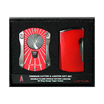 Lotus Chroma Gift Set Cigar Cutter and Lighter Combo