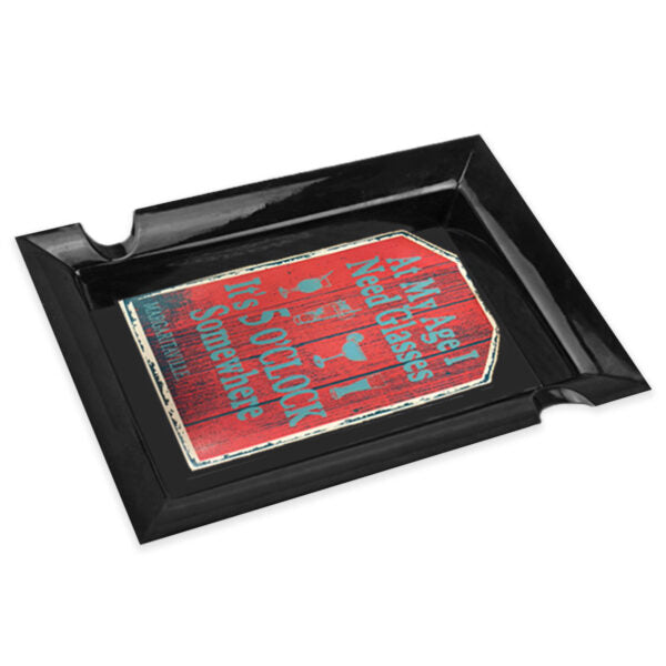 Lotus “CHUM BUCKET” RECTANGULAR 2-STICK ASHTRAY Margaritaville