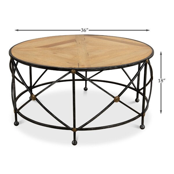 Drum And Fife Round Coffee Table