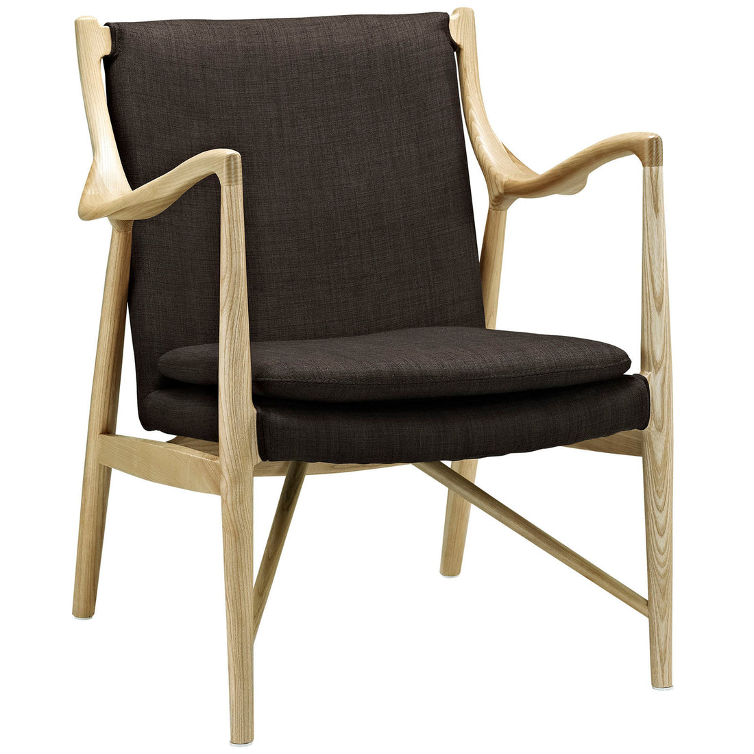 Lexmod Makeshift Upholstered Fabric Lounge Chair by Modway