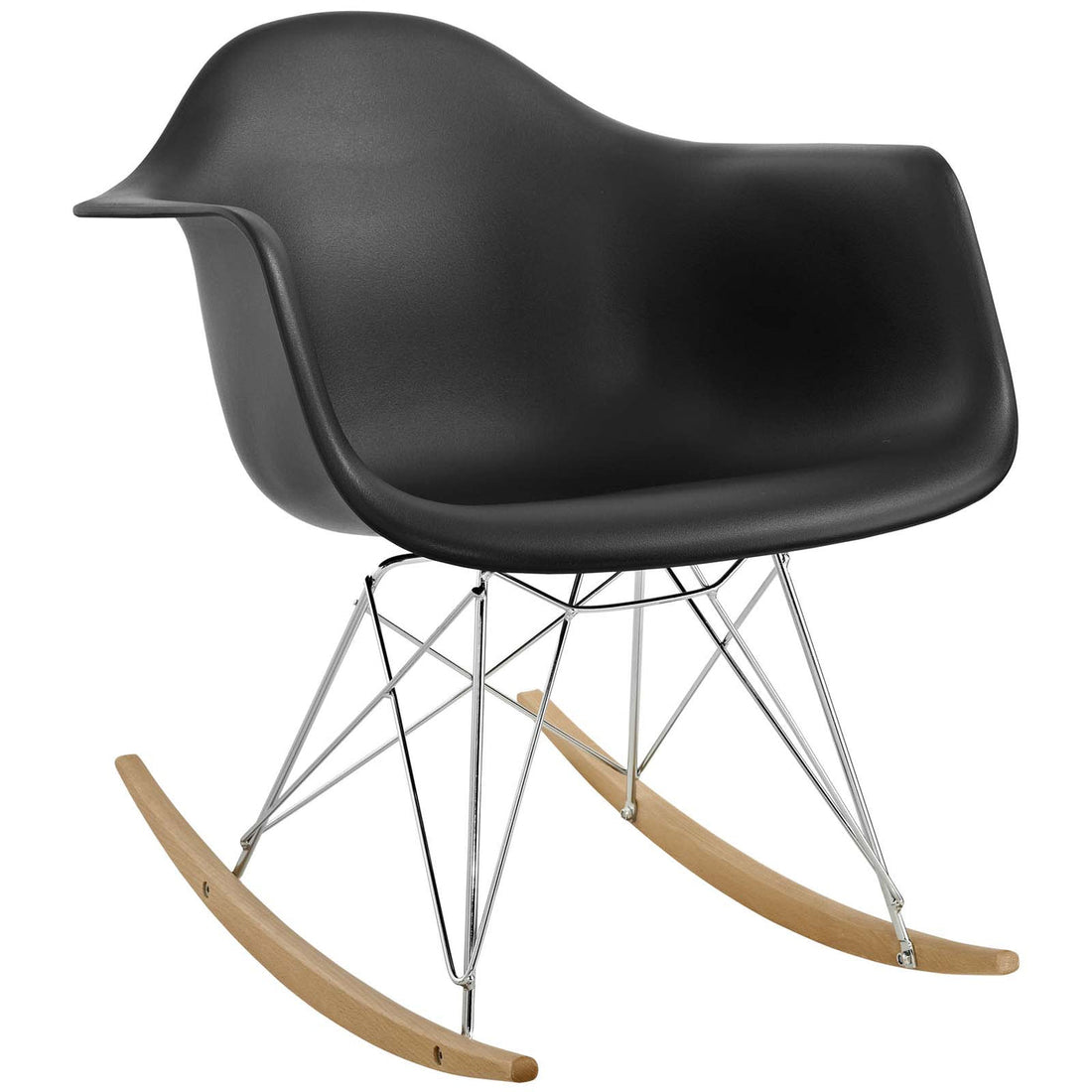 Lexmod Rocker Plastic Lounge Chair by Modway