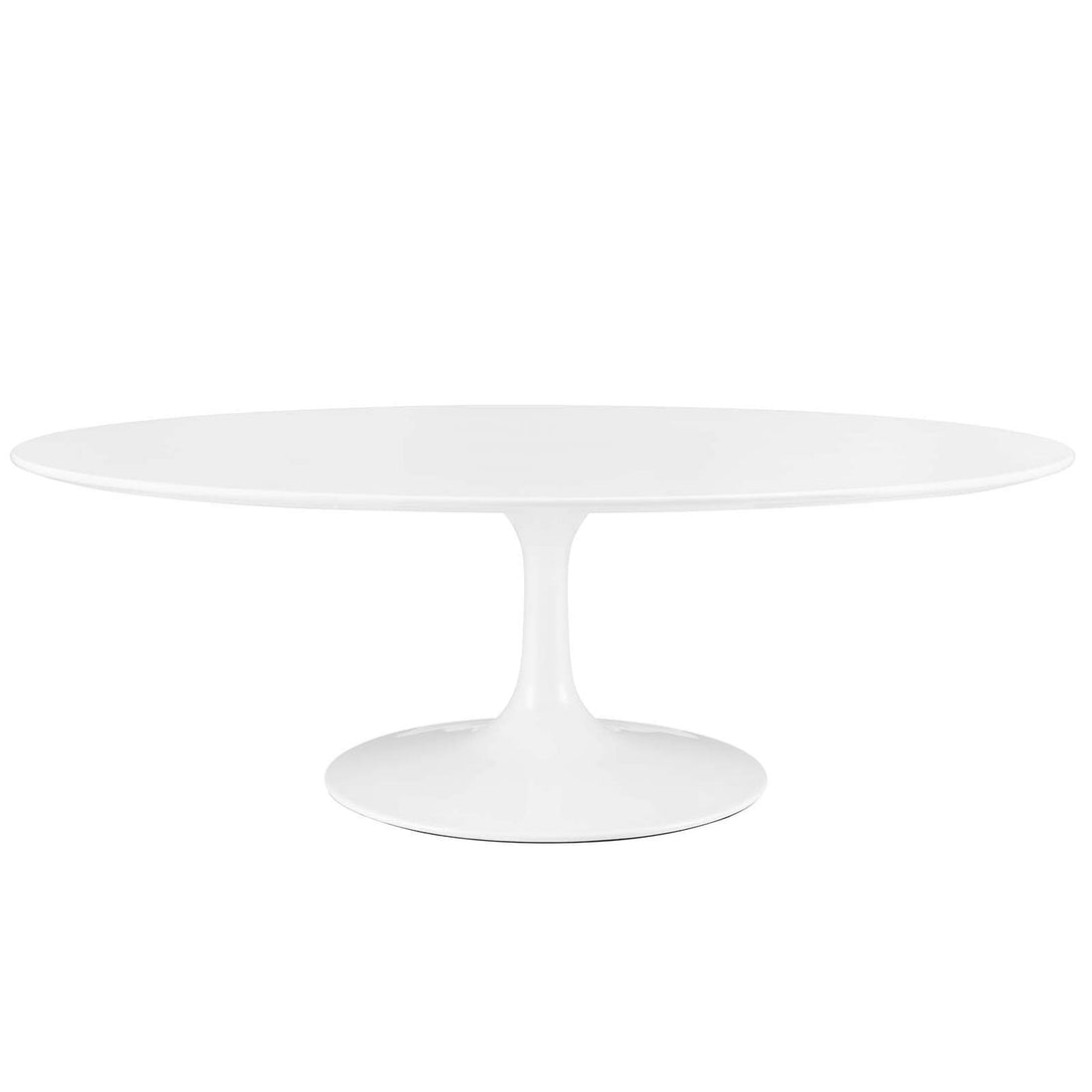 Lexmod Lippa 48" Oval-Shaped Wood Top Coffee Table by Modway