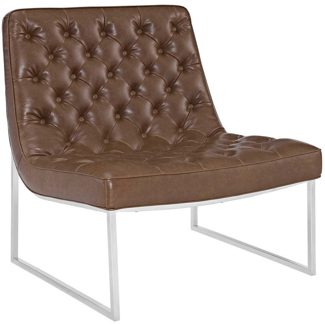 Lexmod Ibiza Upholstered Vinyl Lounge Chair by Modway