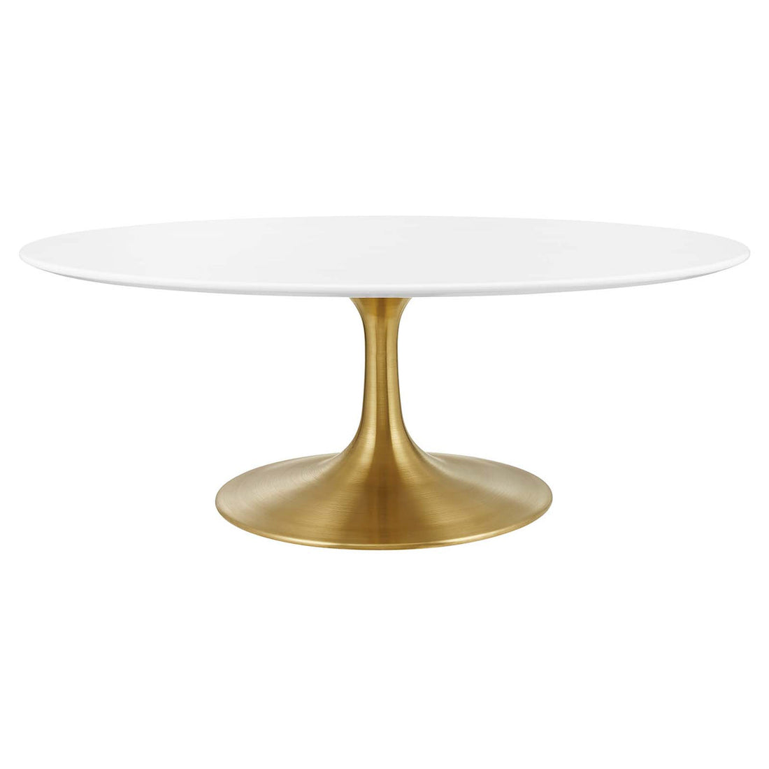 Lexmod Lippa 42" Oval Coffee Table by Modway