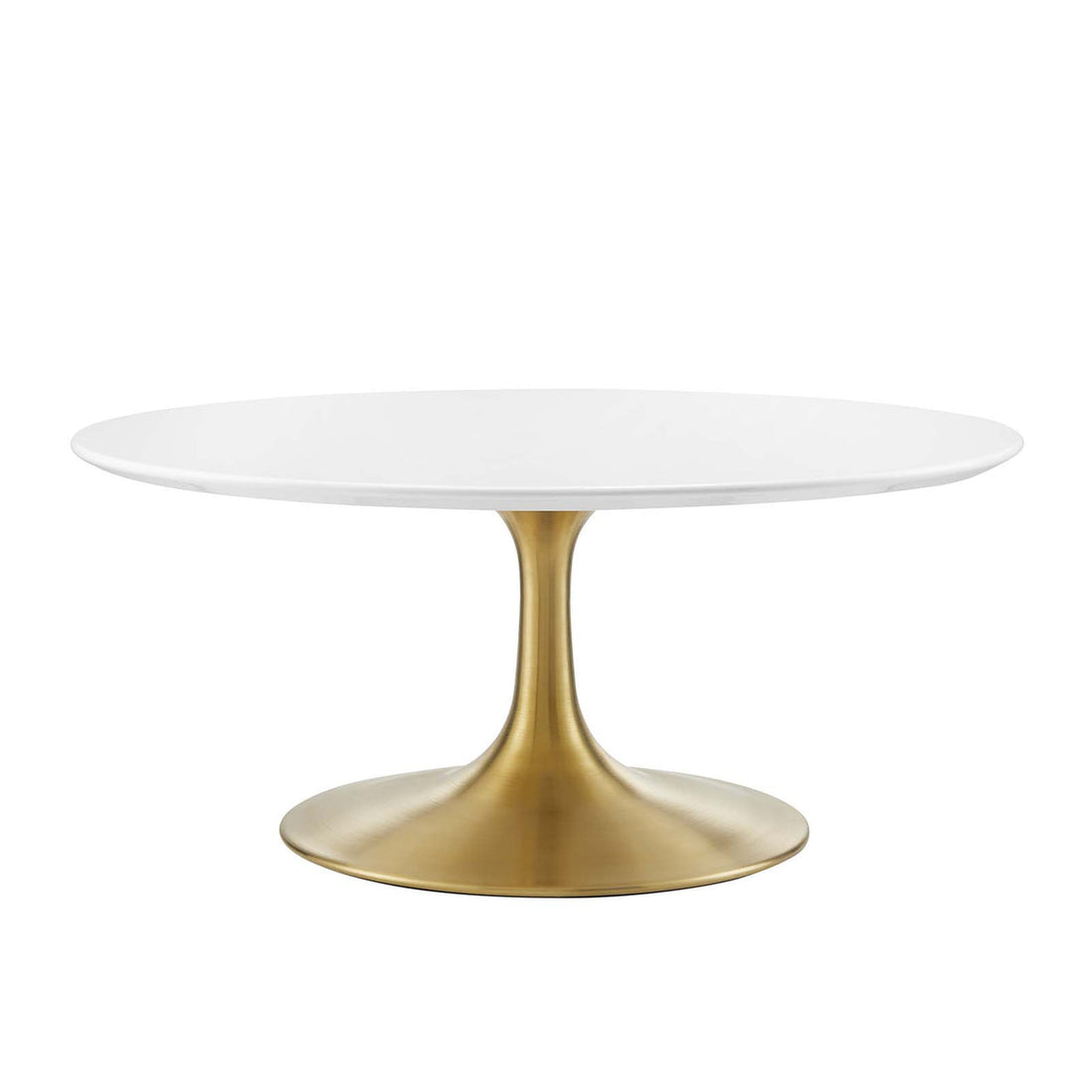 Lexmod Lippa 36" Round Wood Coffee Table by Modway