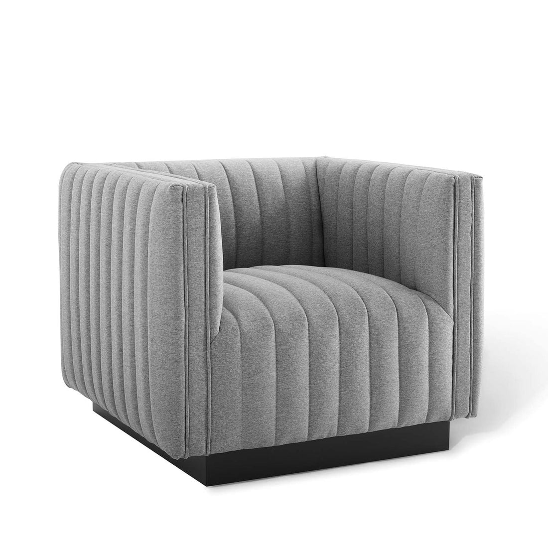 Lexmod Conjure Tufted Upholstered Fabric Armchair by Modway