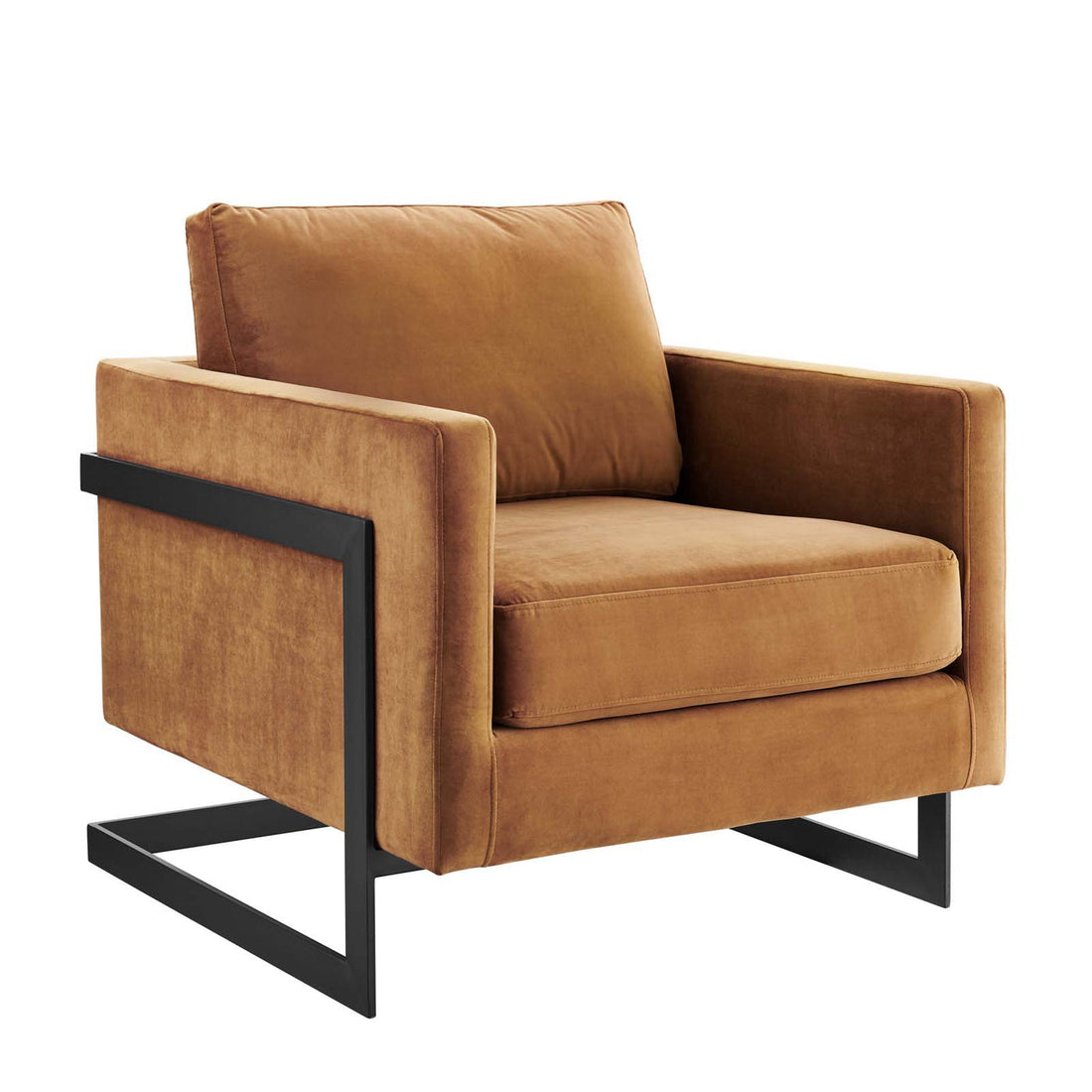 Lexmod Posse Performance Velvet Accent Chair by Modway