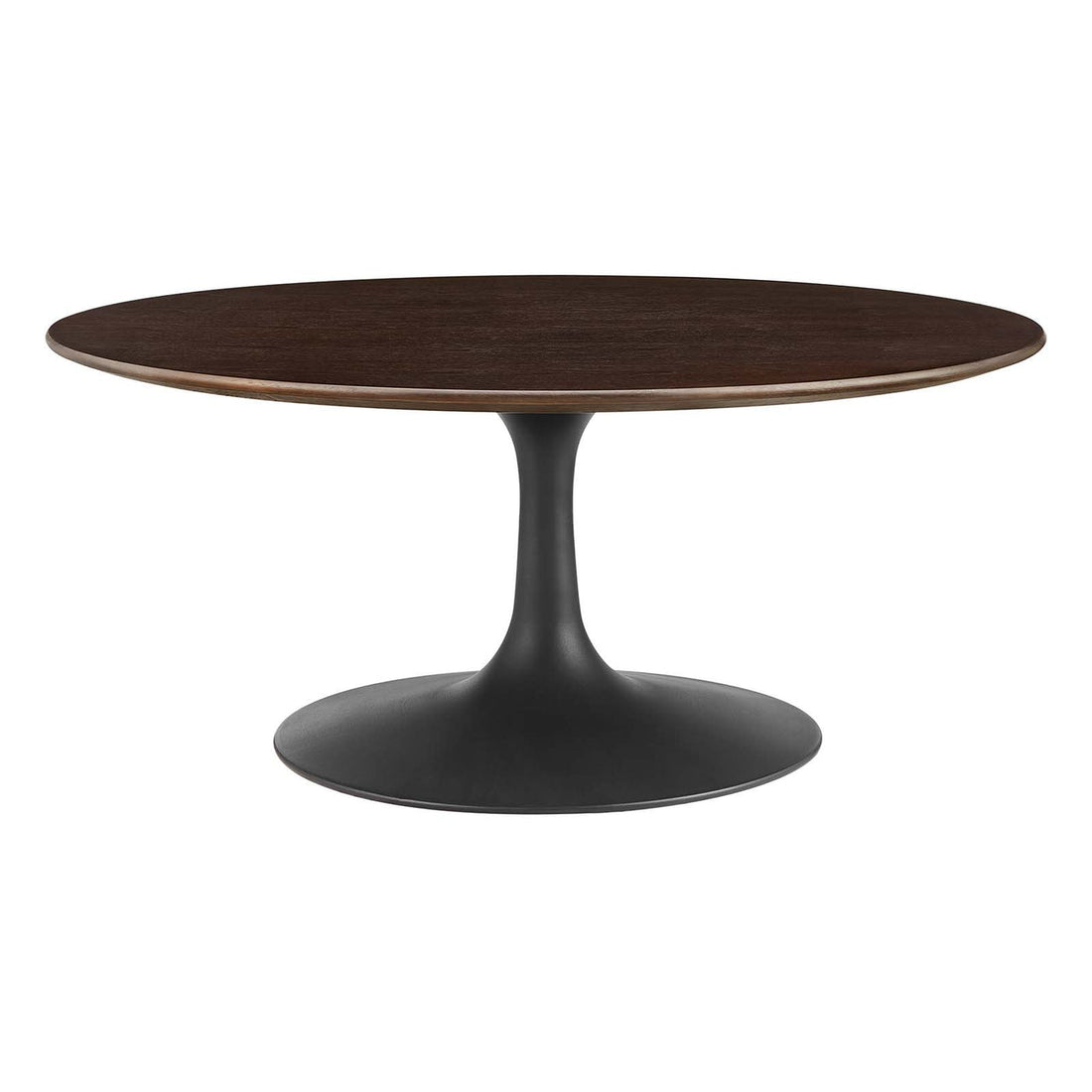 Lexmod Lippa 36" Round Wood Grain Coffee Table by Modway
