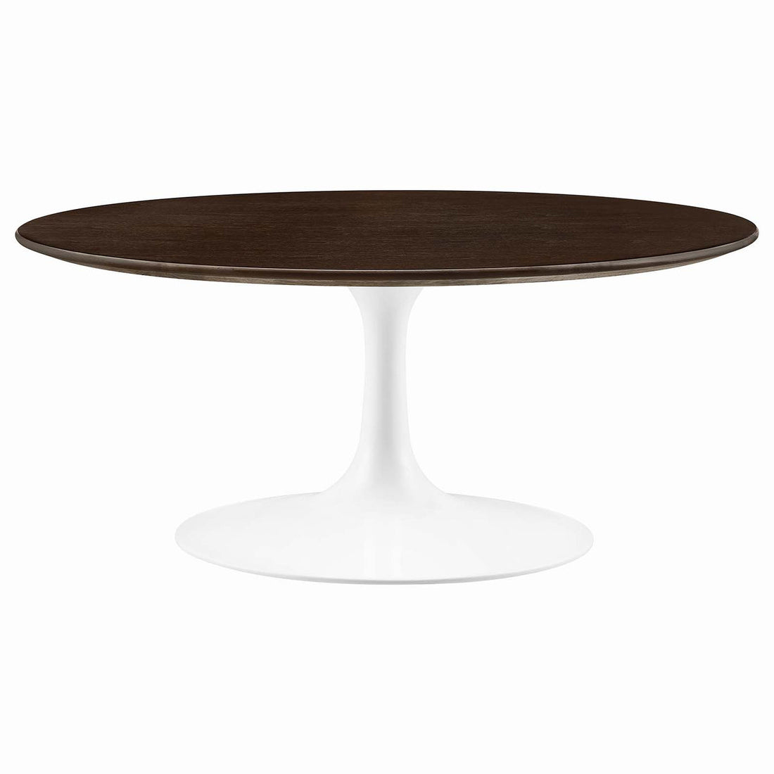 Lexmod Lippa 36" Round Wood Grain Coffee Table by Modway