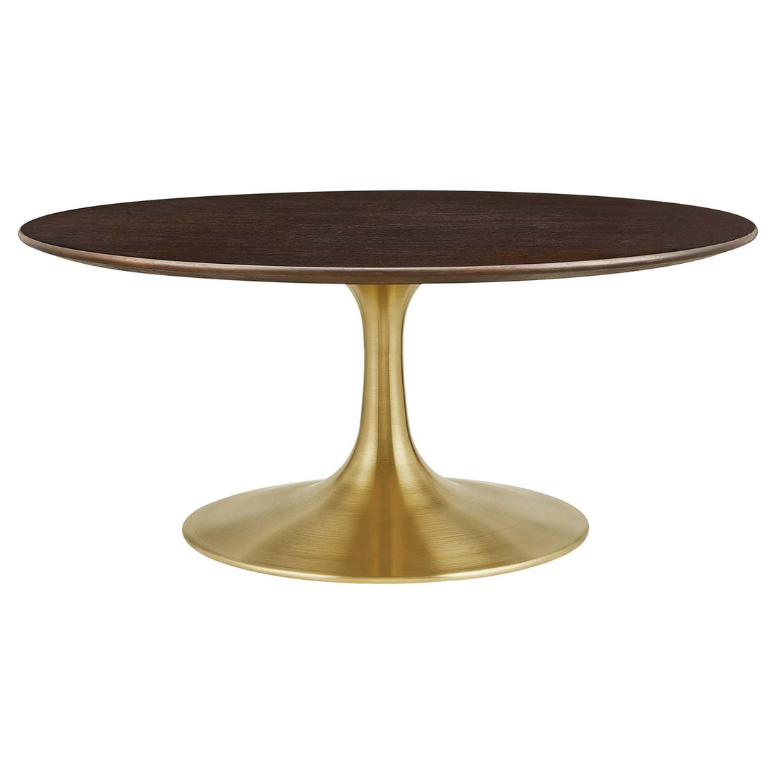 Lexmod Lippa 36" Round Wood Grain Coffee Table by Modway
