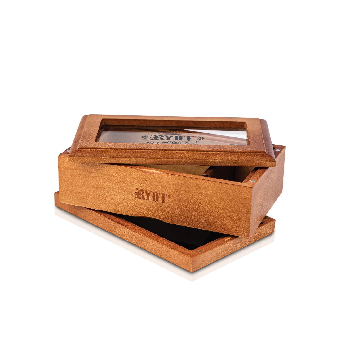 Ryot Glass Top Screen Box Cannabis Humidor