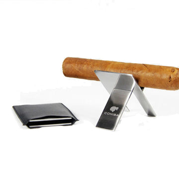 COHIBA HIGH QUALITY STAINLESS STEEL CIGAR HOLDER