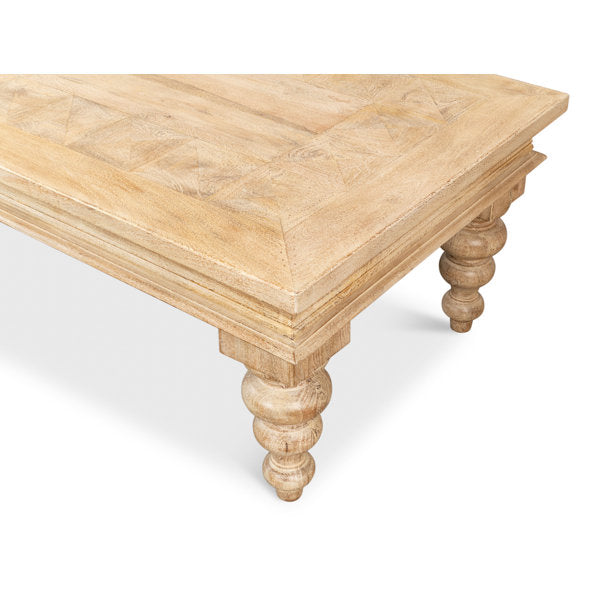 Josephine Parquet Rectangular Coffee Table