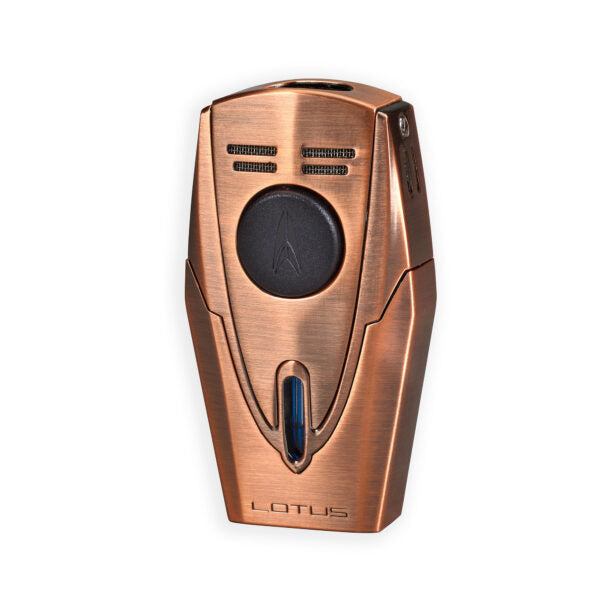 Lotus Fury Twin Pinpoint Lighter with Cigar Punch