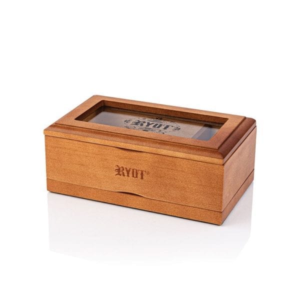 Ryot Glass Top Screen Box Cannabis Humidor