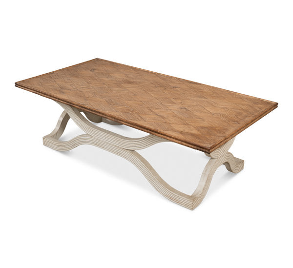 Wavy Rectangular Coffee Table