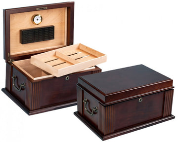 Prestige Import Group Caesar Classic Antique 50 Ct. Desktop Cigar Humidor