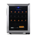 Newair Freestanding 23 Bottle Compressor Wine Fridge in Stainless Steel, Adjustable Racks and Exterior Digital Thermostat?