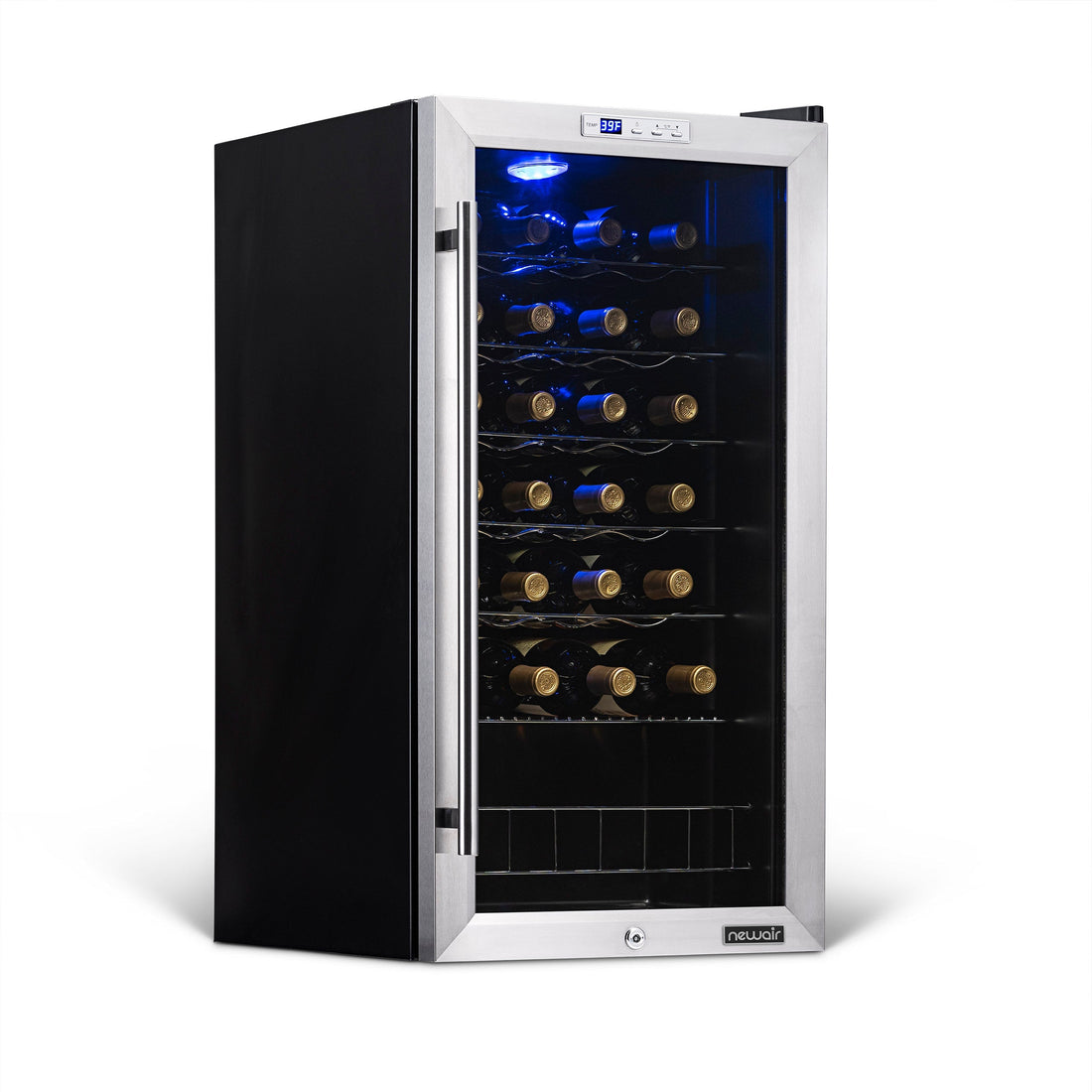 Newair Freestanding 27 Bottle Compressor Wine Fridge