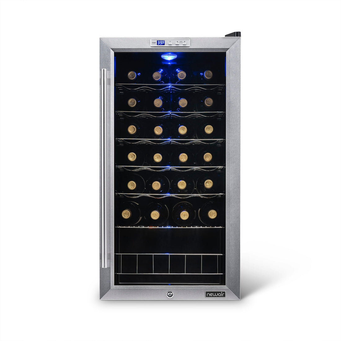 Newair Freestanding 27 Bottle Compressor Wine Fridge